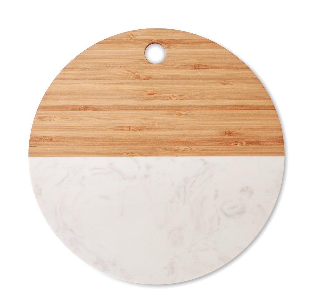 Platou din marmură/ bambus