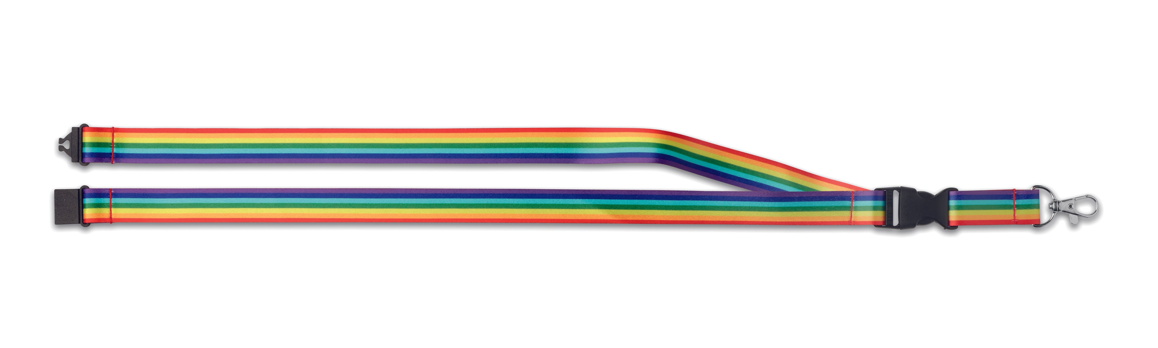 Lanyard RPET curcubeu