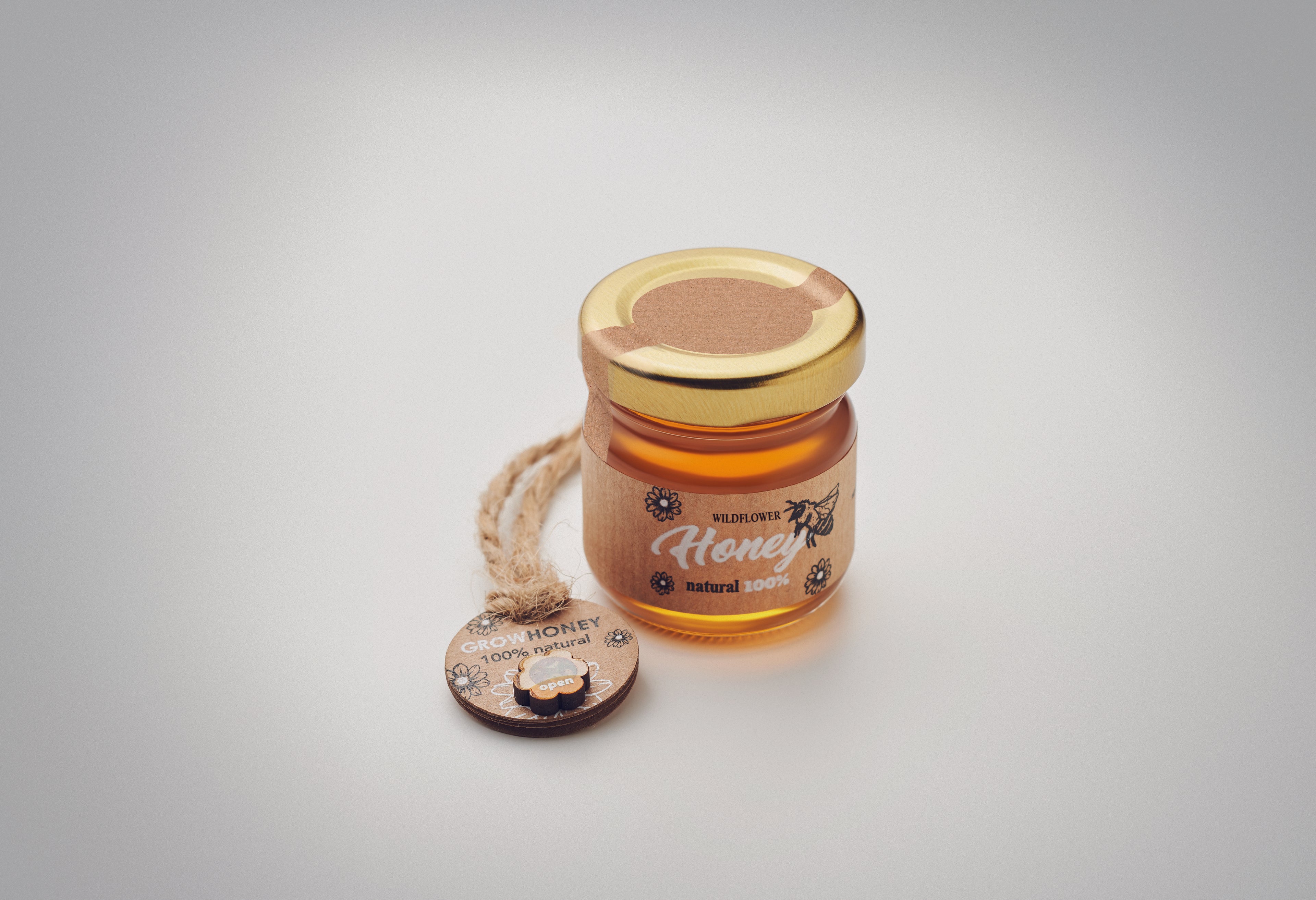 Borcan de miere din flori 50gr