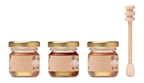 Set de 3 borcane cu miere