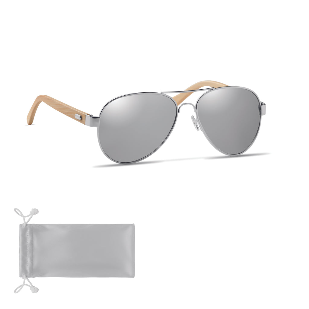 Ochelari de soare din bambus