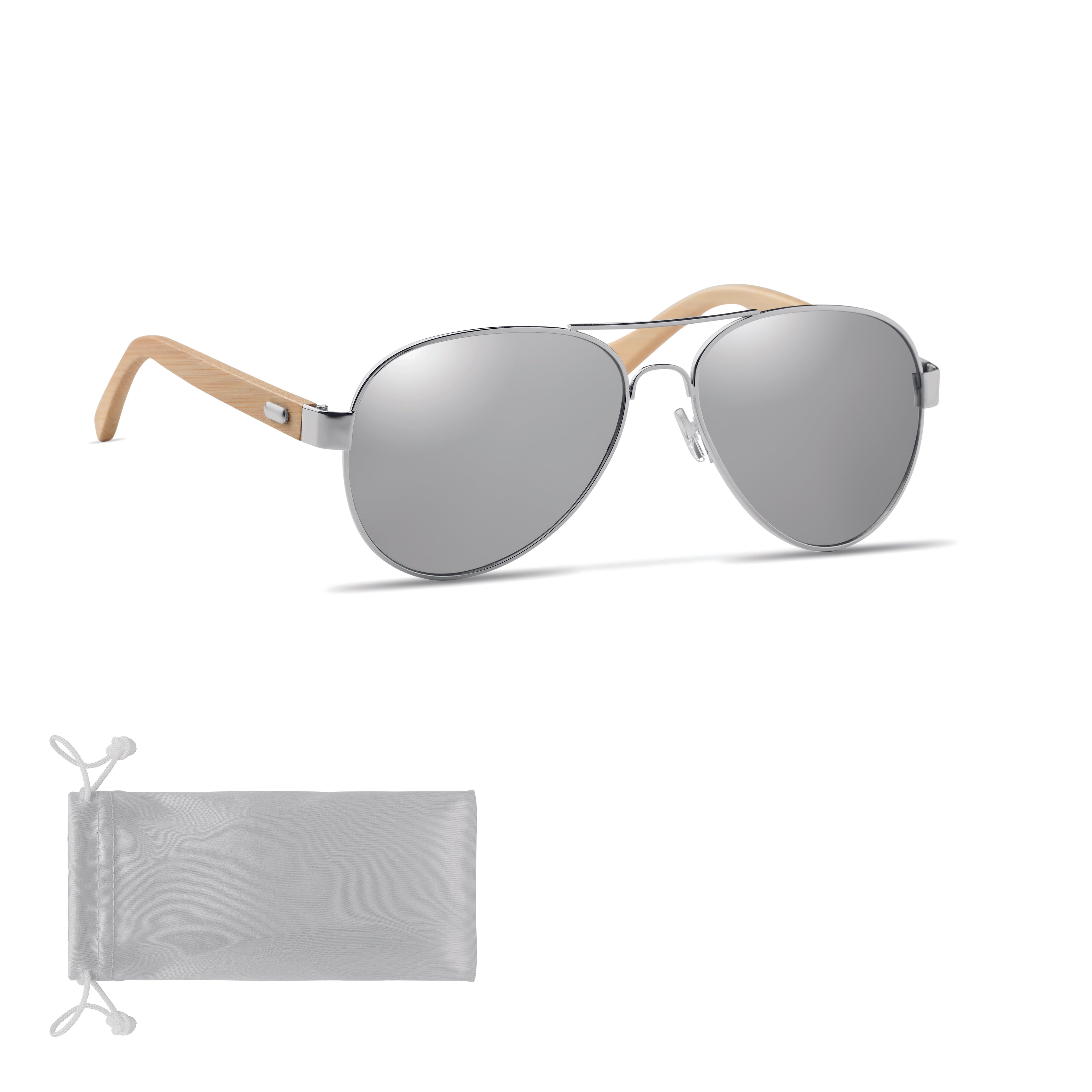 Ochelari de soare din bambus