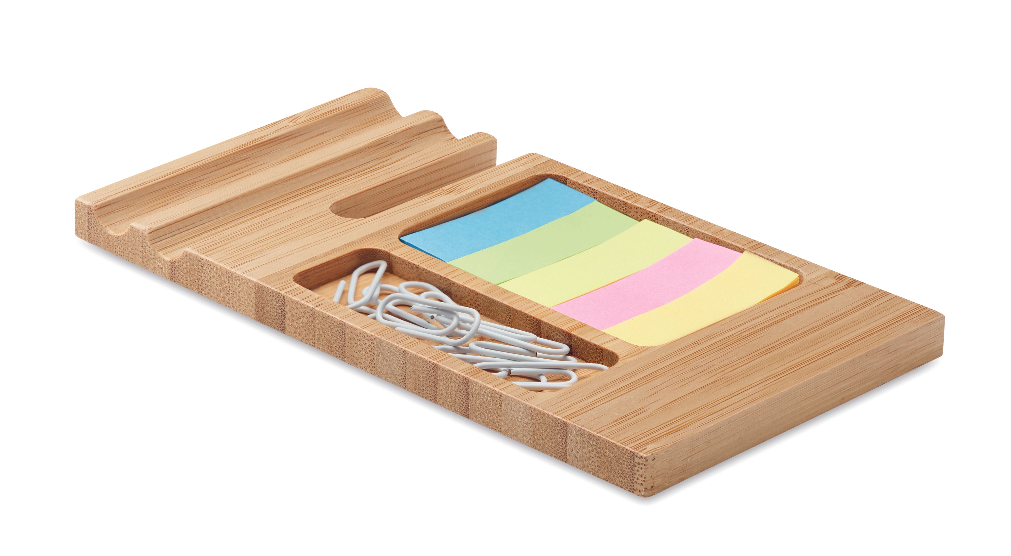 Suport telefon din bambus