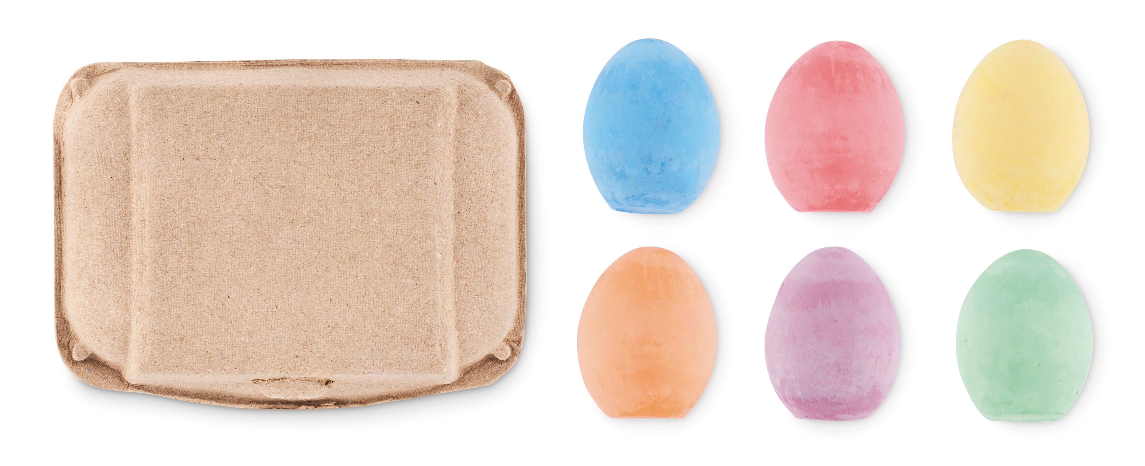 6 crete formă de ou în cutie