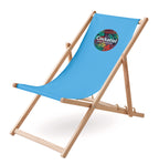 Șezlong de plajă din lemn