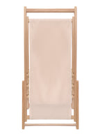 Șezlong de plajă din lemn