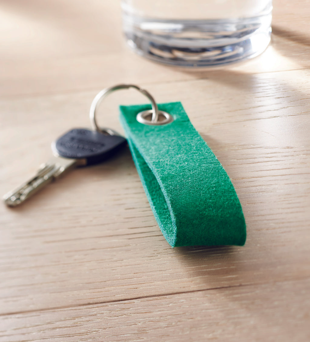 Breloc de chei din pâslă RPET