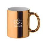 Cană metalică din ceramică