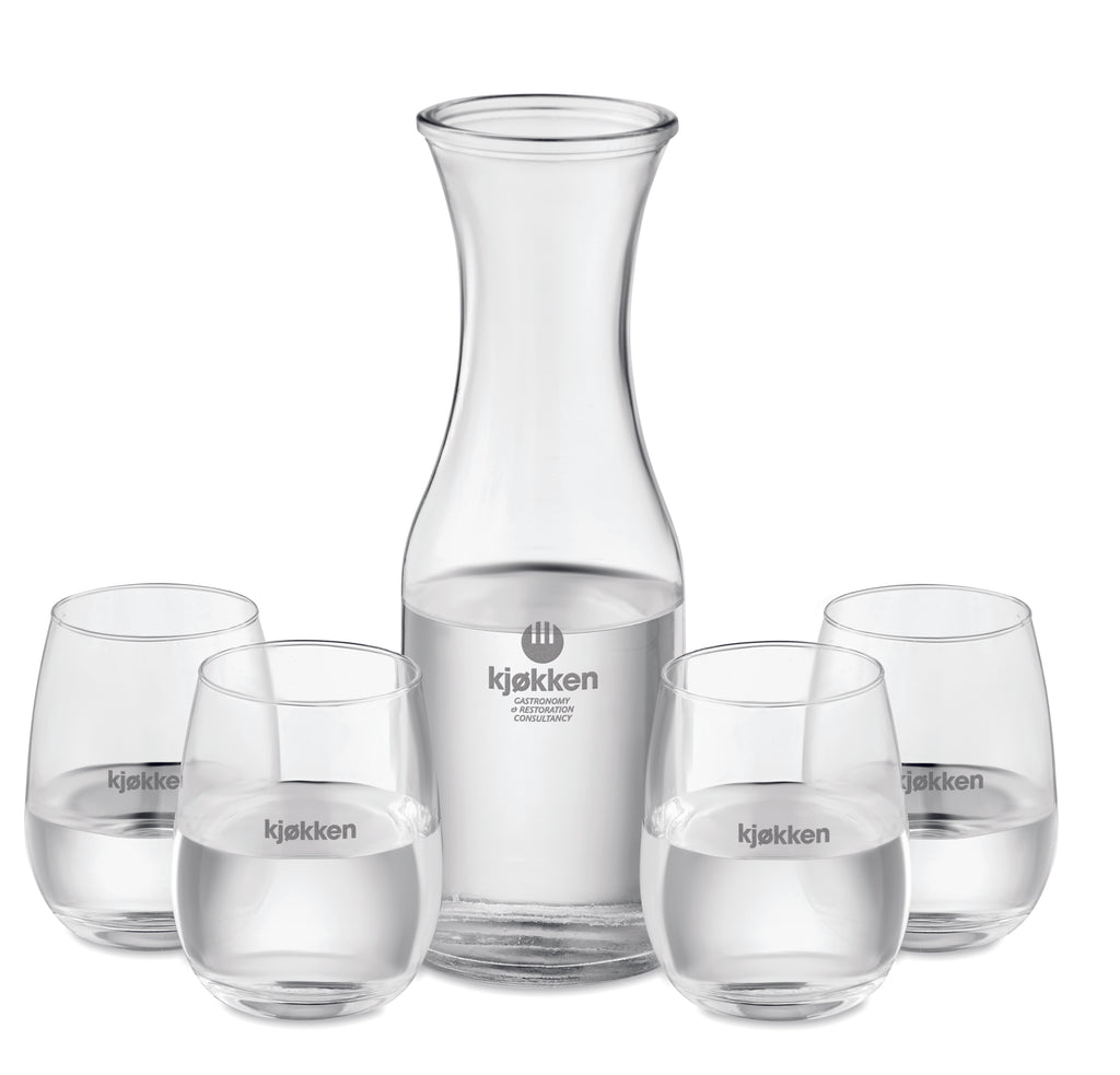 Set din sticlă reciclată