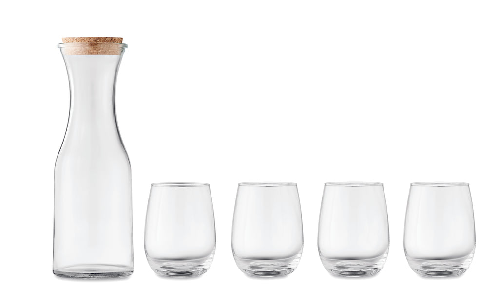 Set din sticlă reciclată