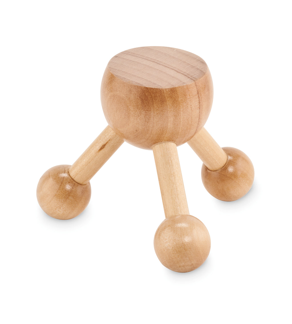 Aparat lemn de masaj portabil