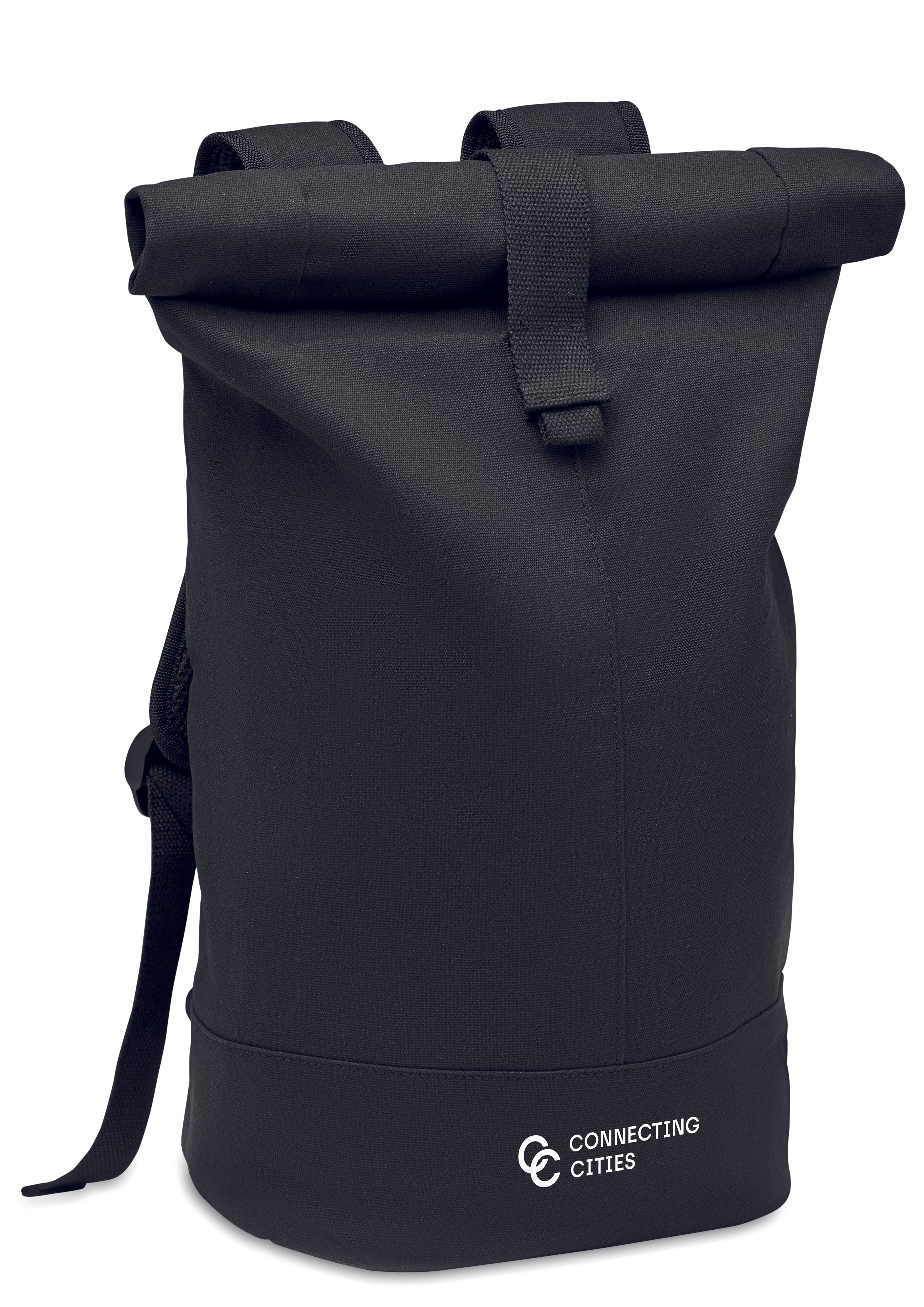 Rucsac "rolltop" din canvas