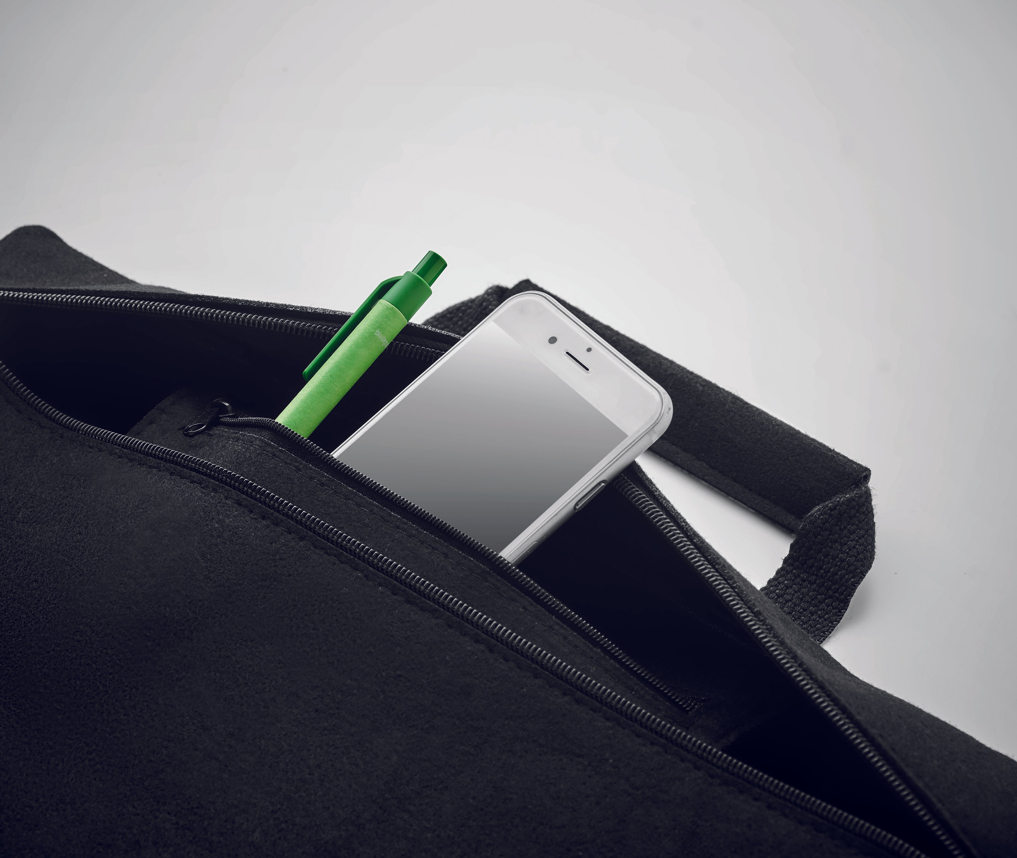 Geantă laptop cu fermoar, RPET