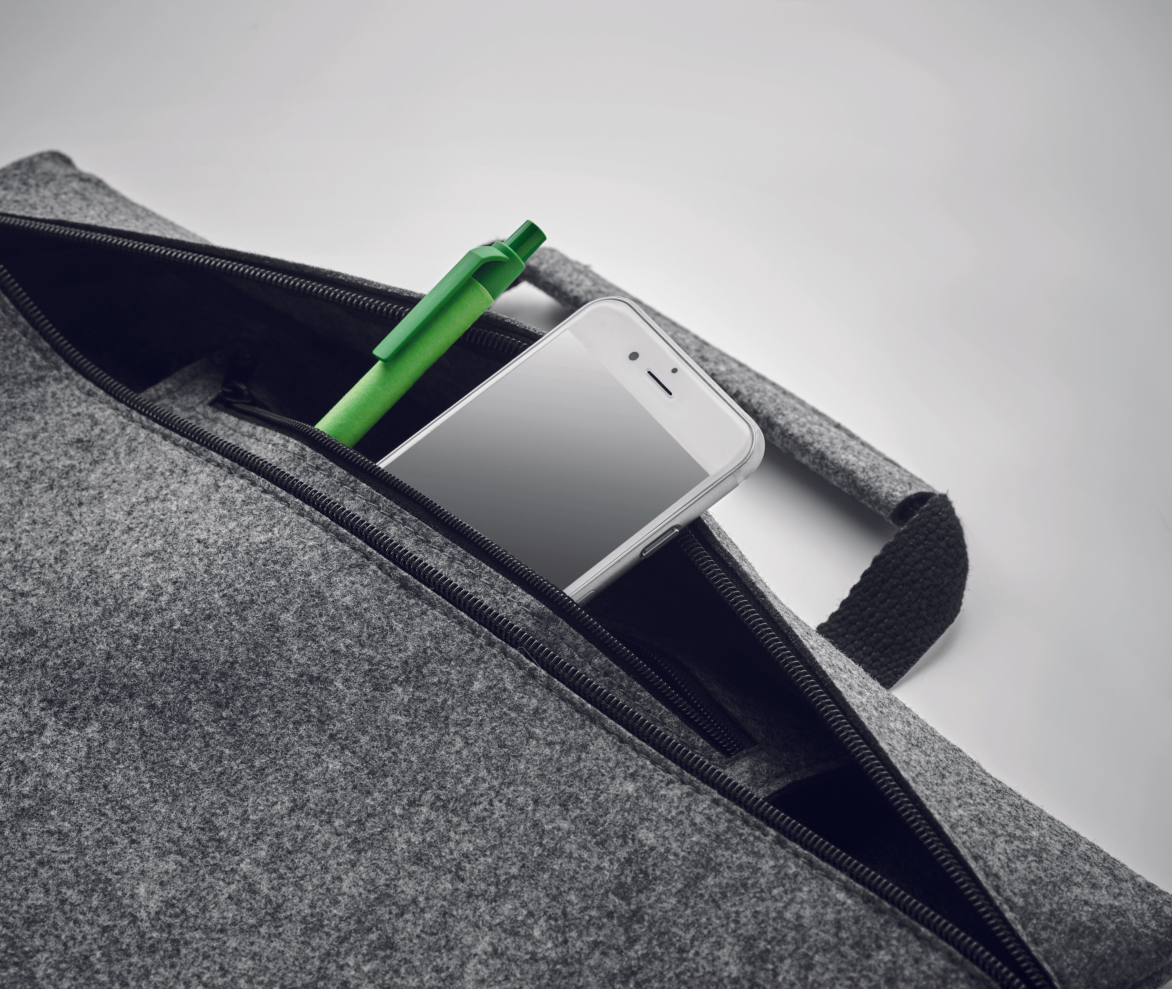 Geantă laptop cu fermoar, RPET