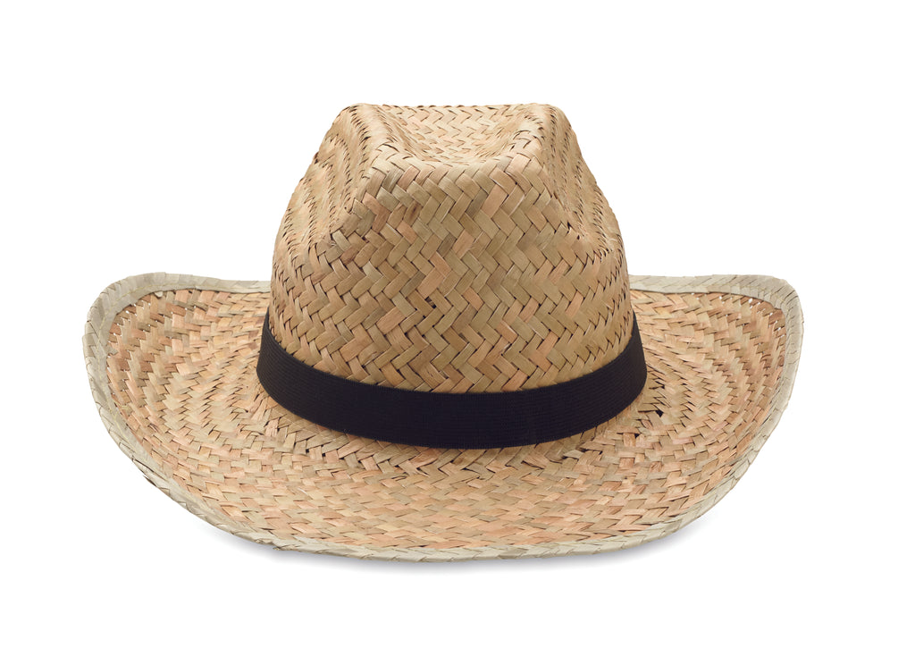 Pălărie cowboy, paie naturale