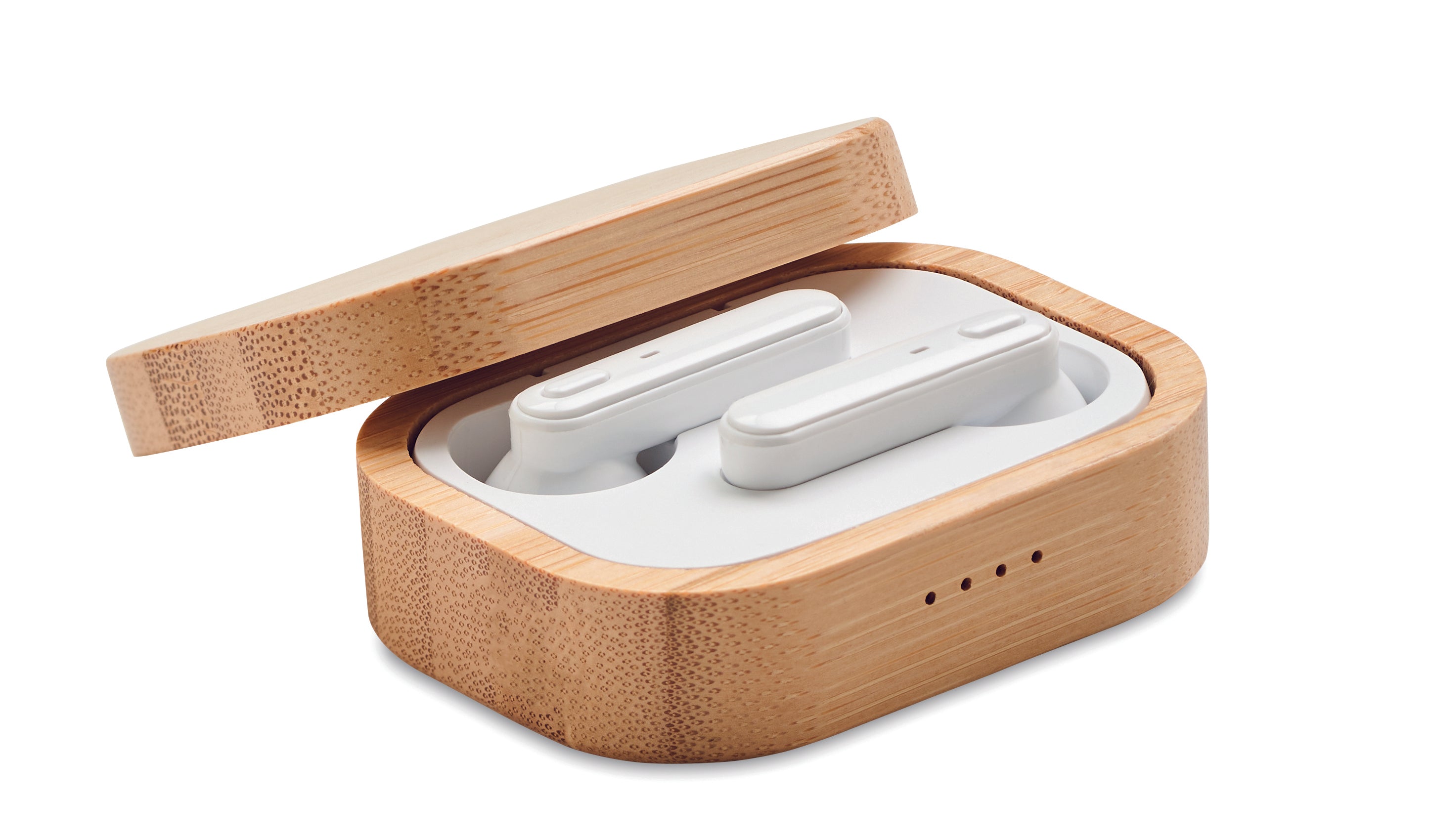 Căști TWS, carcasă din bambus