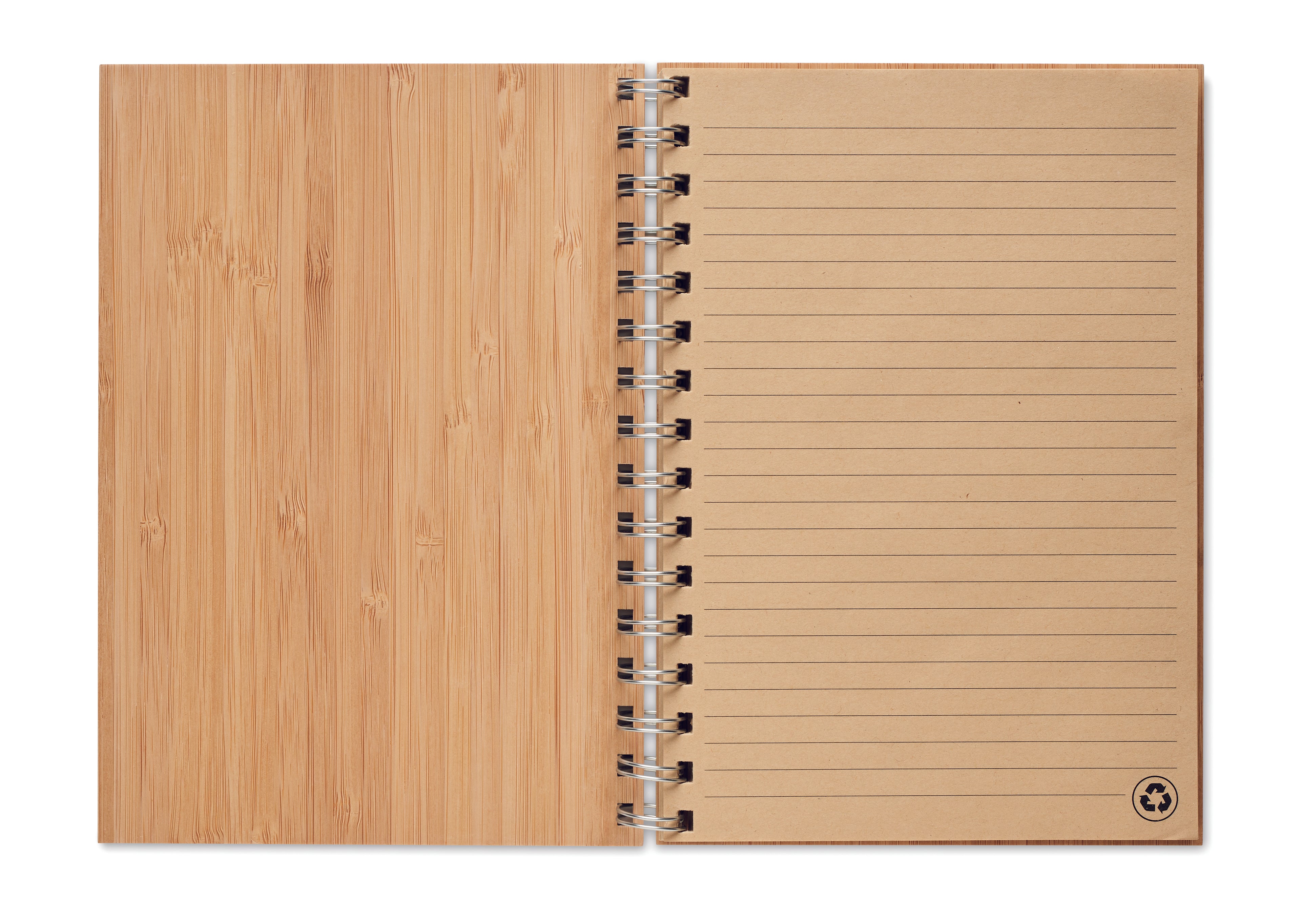 Notes A5 din bambus cu spira