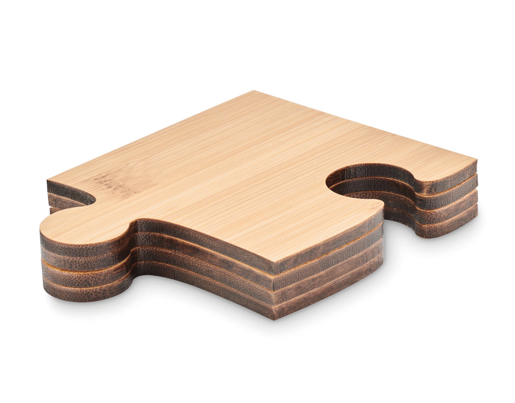 Set puzzle 4 biscuiti pahare