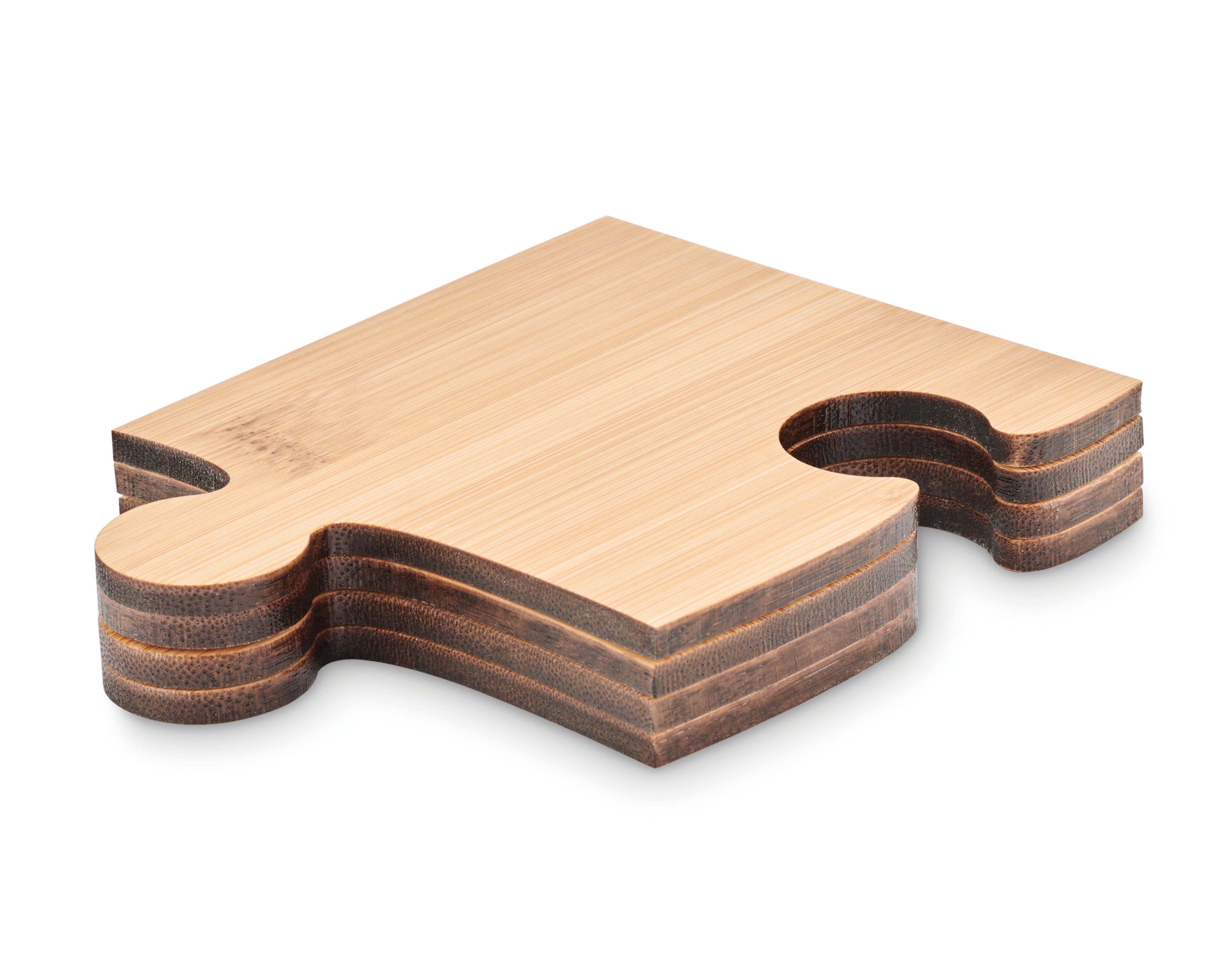 Set puzzle 4 biscuiti pahare