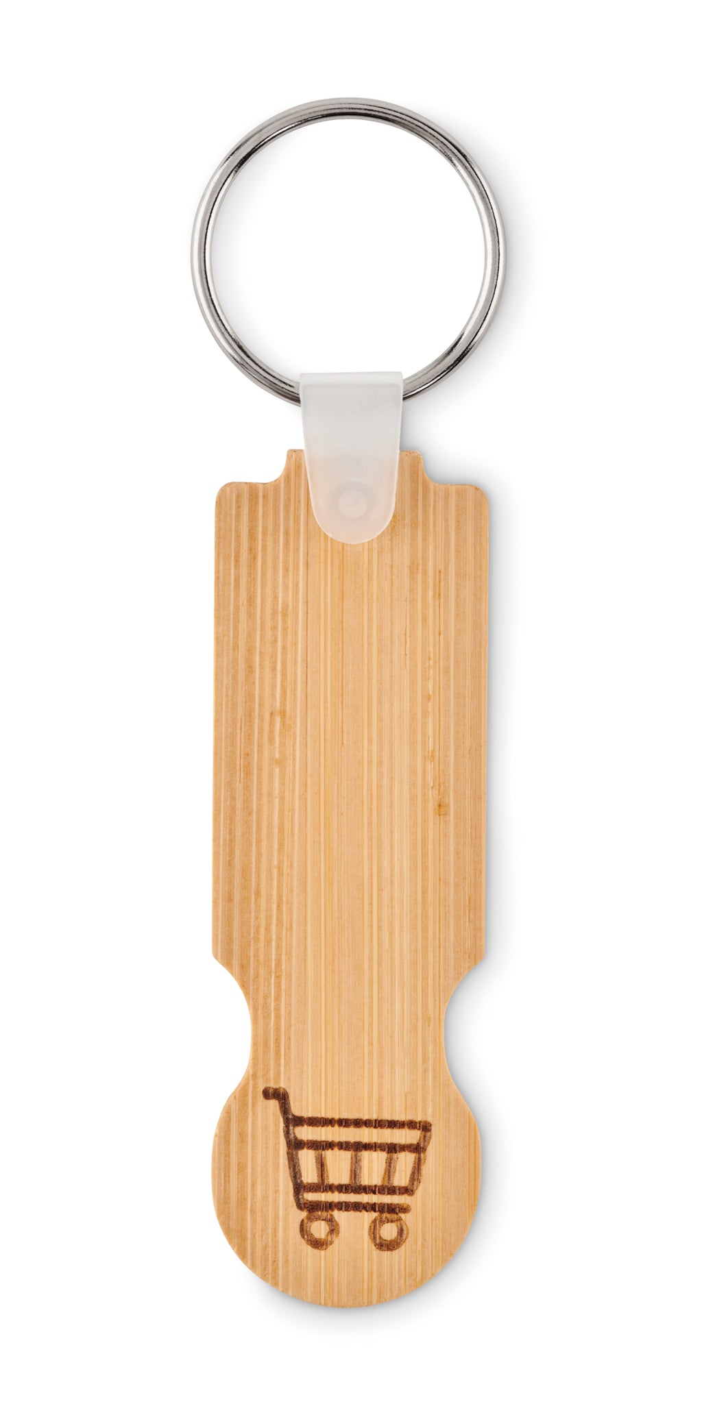 Breloc de bambus cu moneda