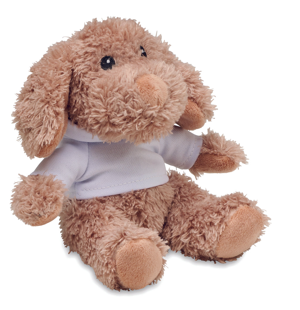 Căteluș de pluș cu hanorac