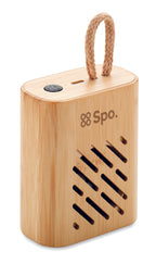 Boxă 3W wireless din bambus