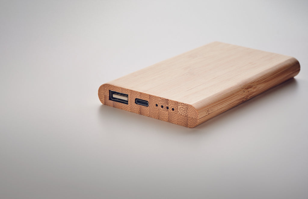 Powerbank bambus 4000 mAh