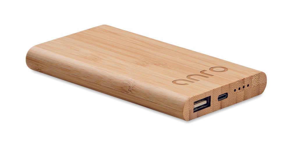 Powerbank bambus 4000 mAh