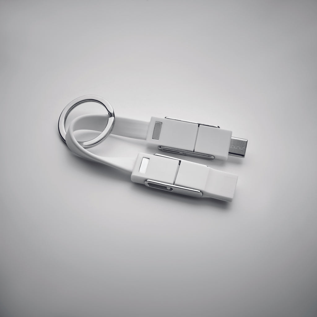 Breloc cu cablu 4 în 1