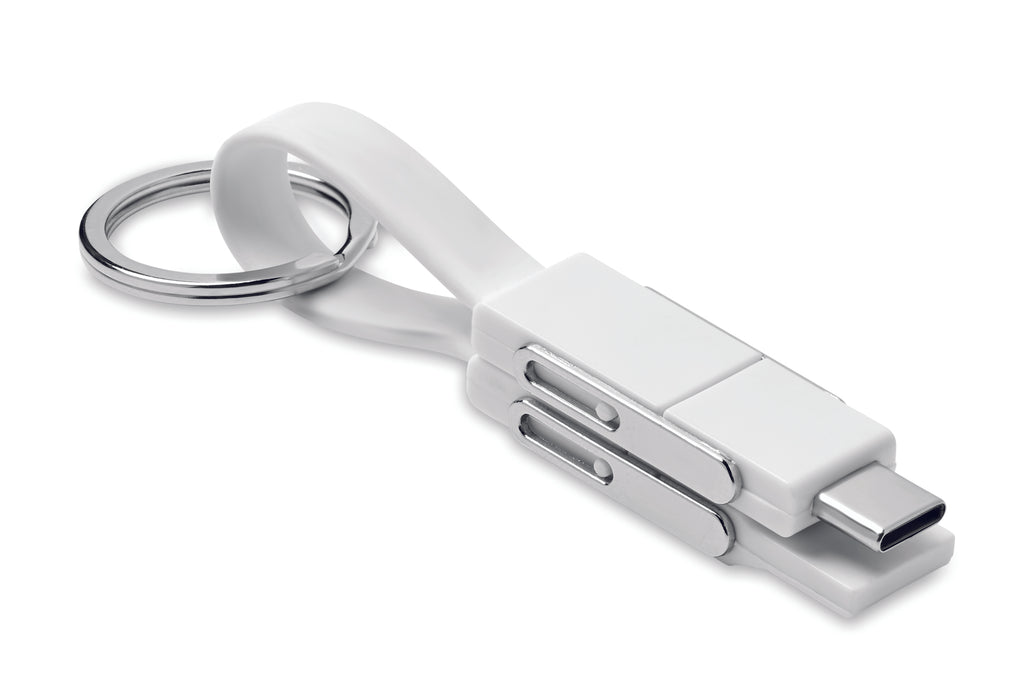 Breloc cu cablu 4 în 1