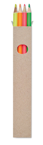 4 creioane tip marker în cutie