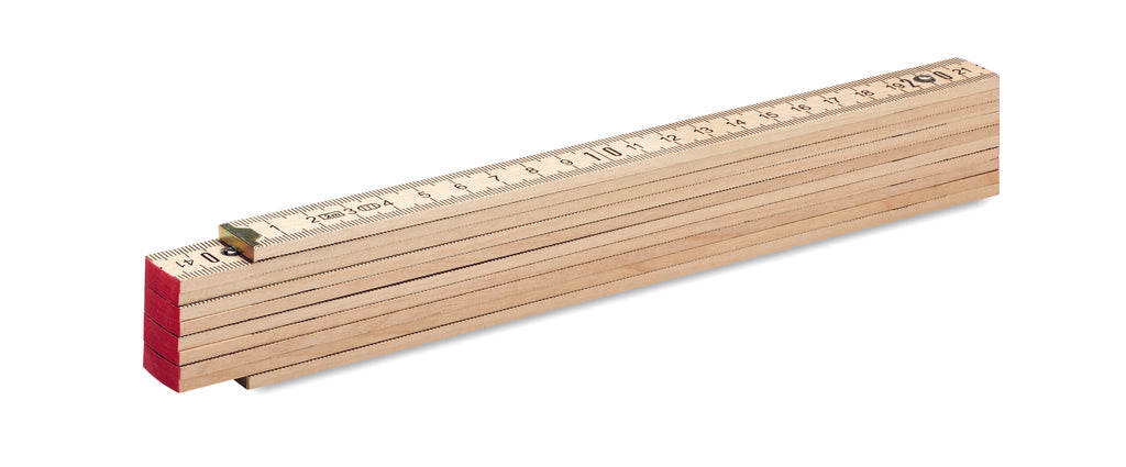 Riglă de tâmplar din lemn 2m