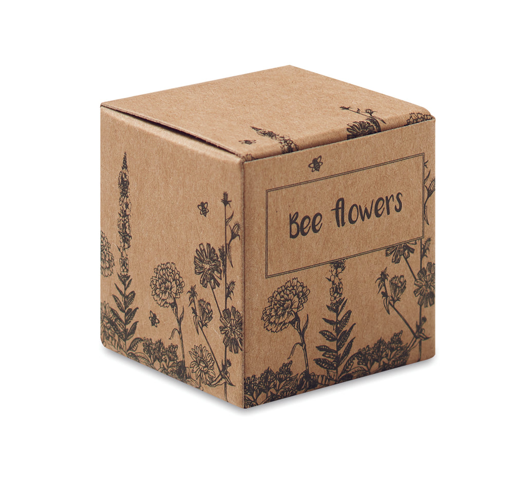 Bomba de semințe, flori albine