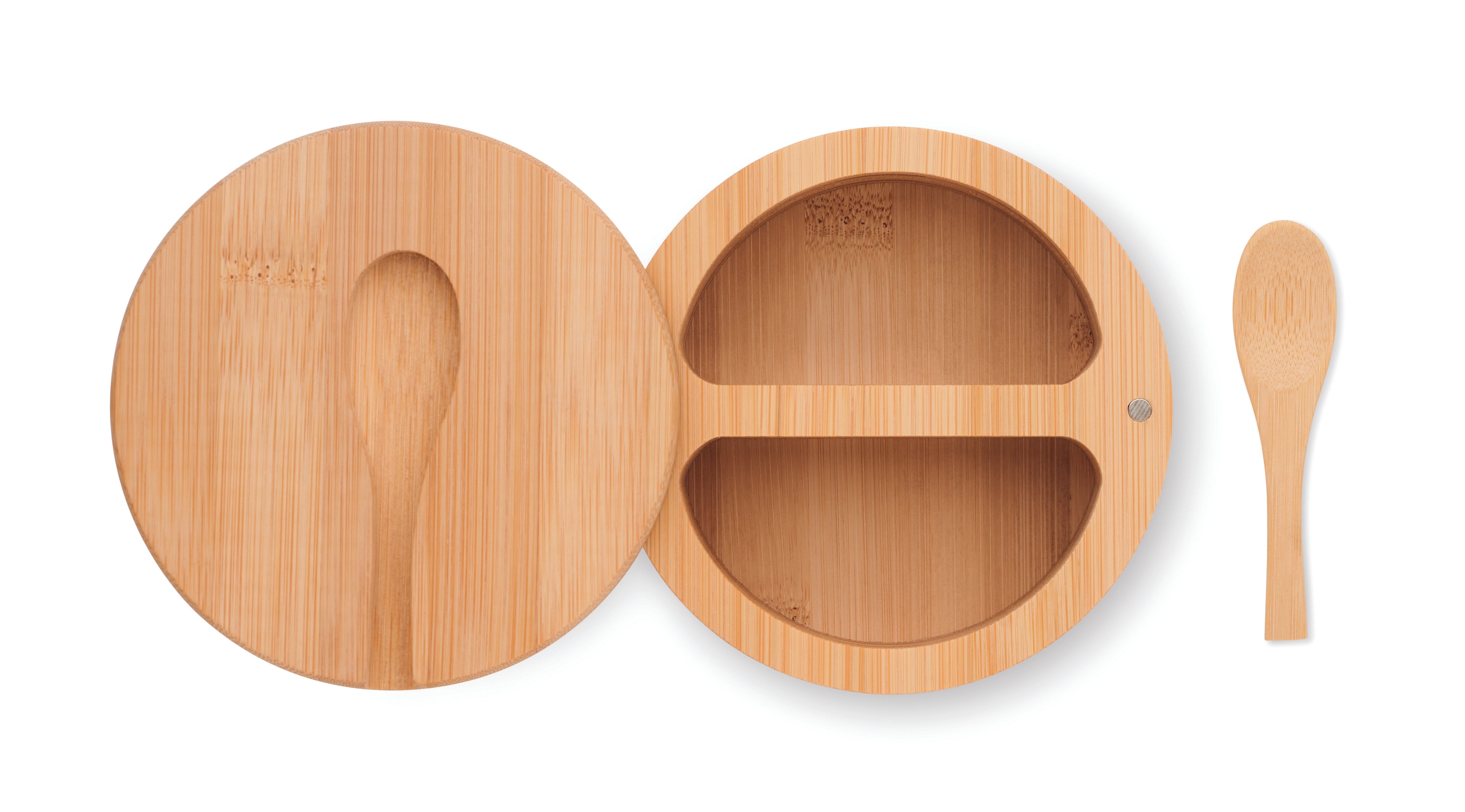 Cutie din bambus pentru sare și