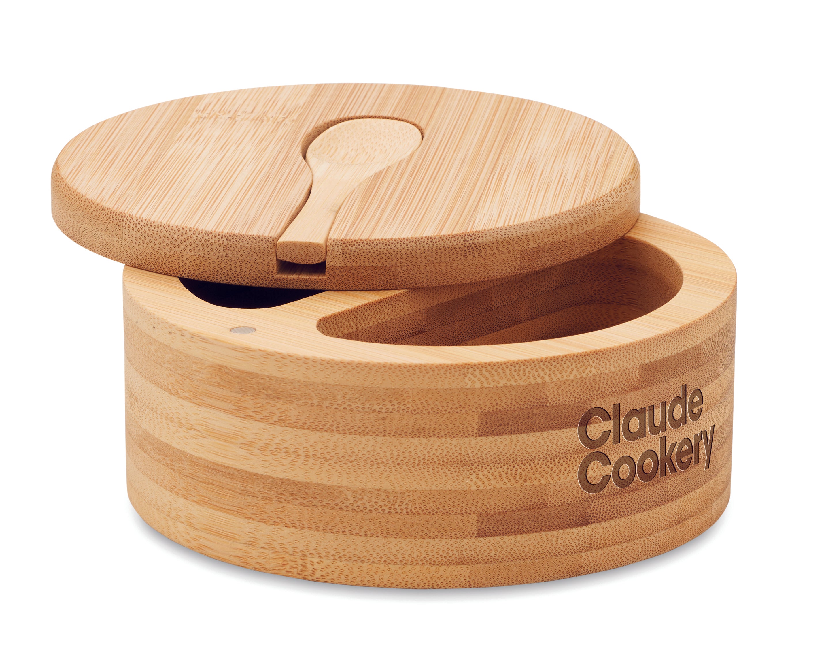 Cutie din bambus pentru sare și