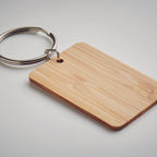 Breloc dreptunghiular din bambu