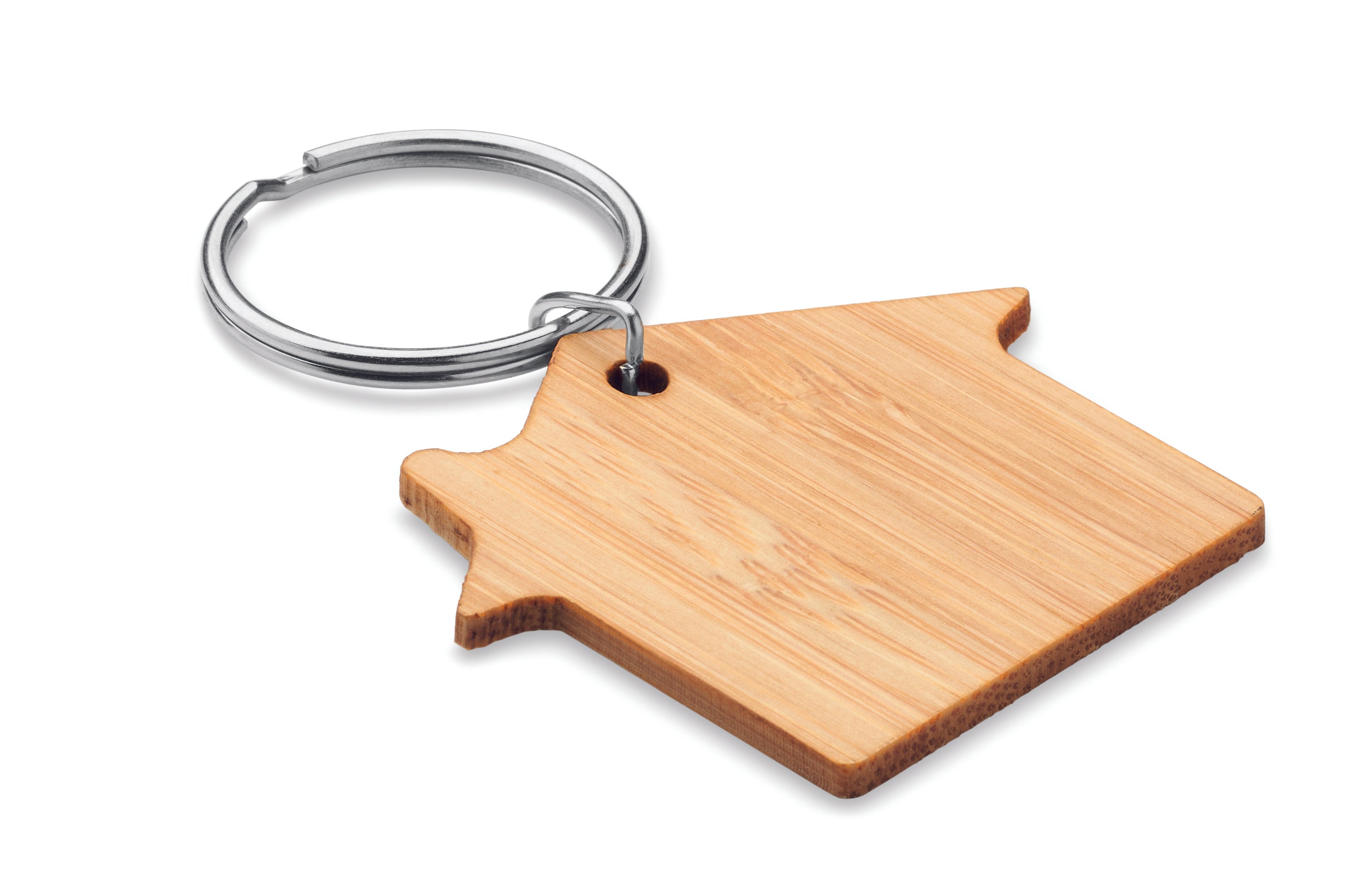 Breloc din bambus în formă de c