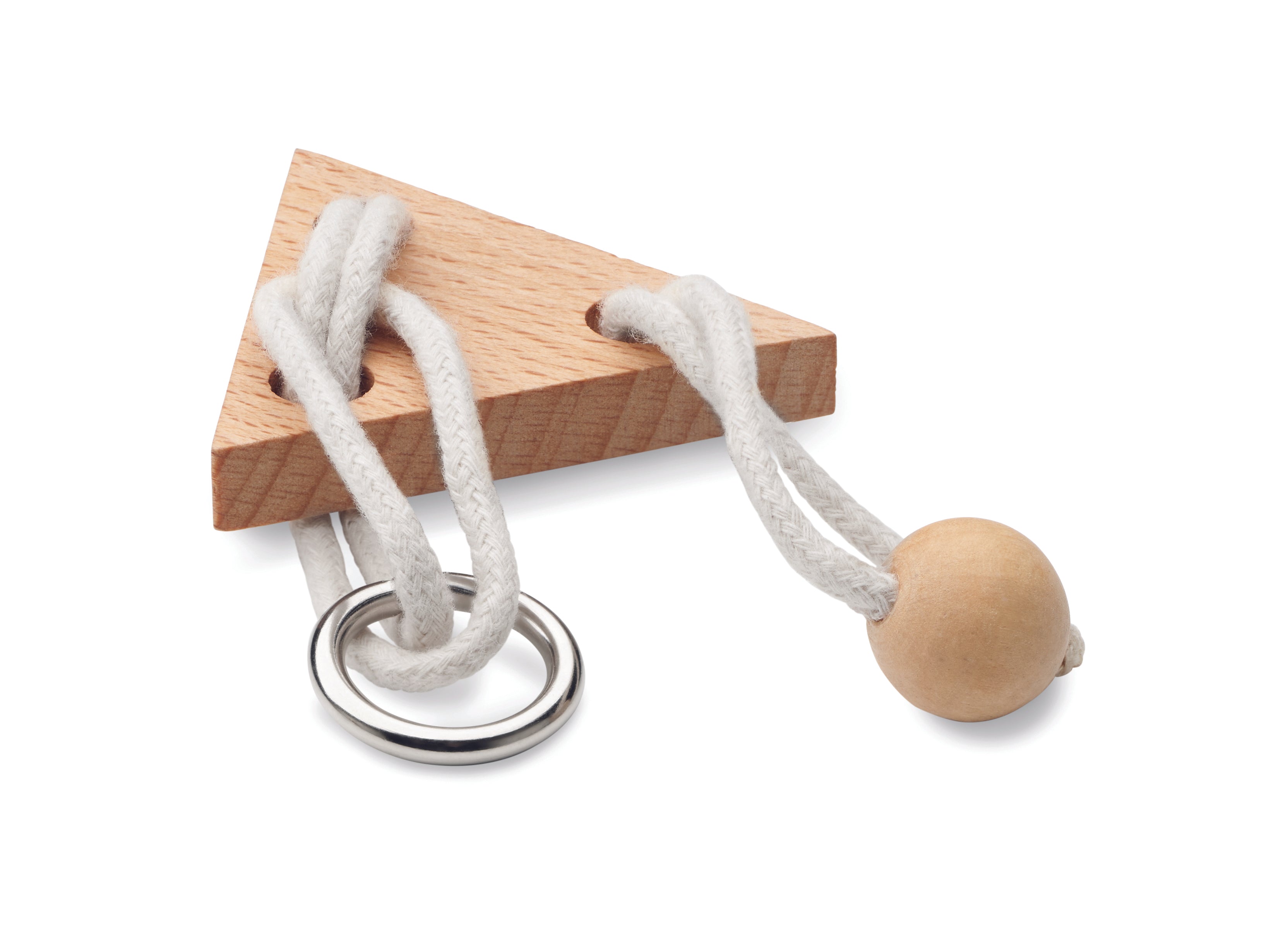 Triunghi din lemn brainteaser