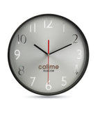 Ceas de perete fundal argintiu