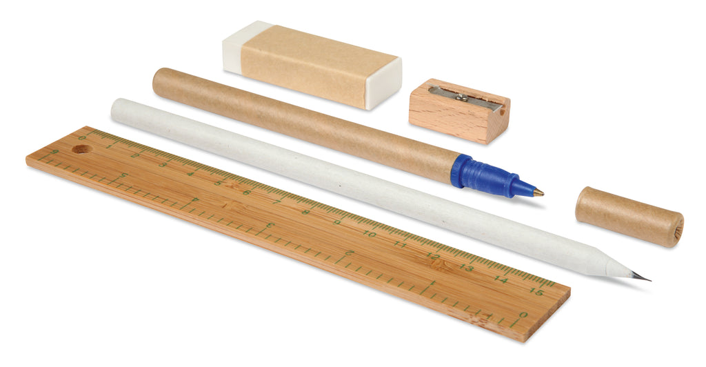 Set birou în săculeț de iută