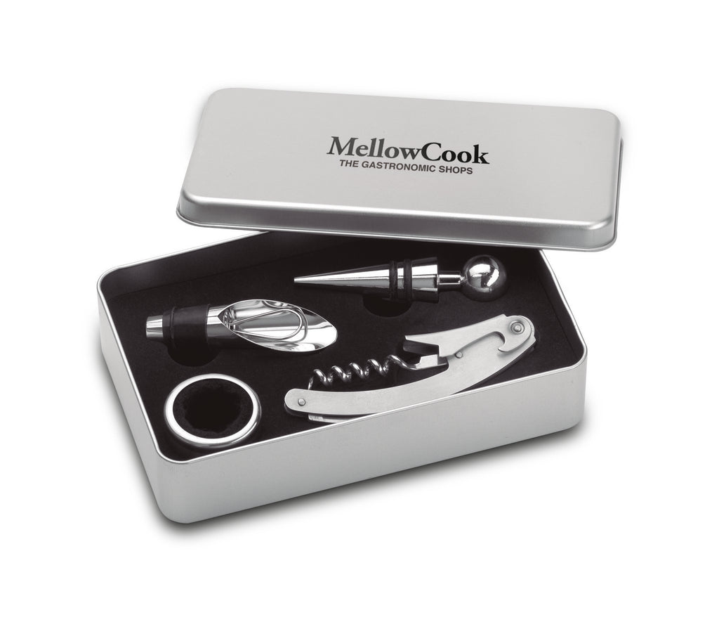 Set vin în cutie metalică