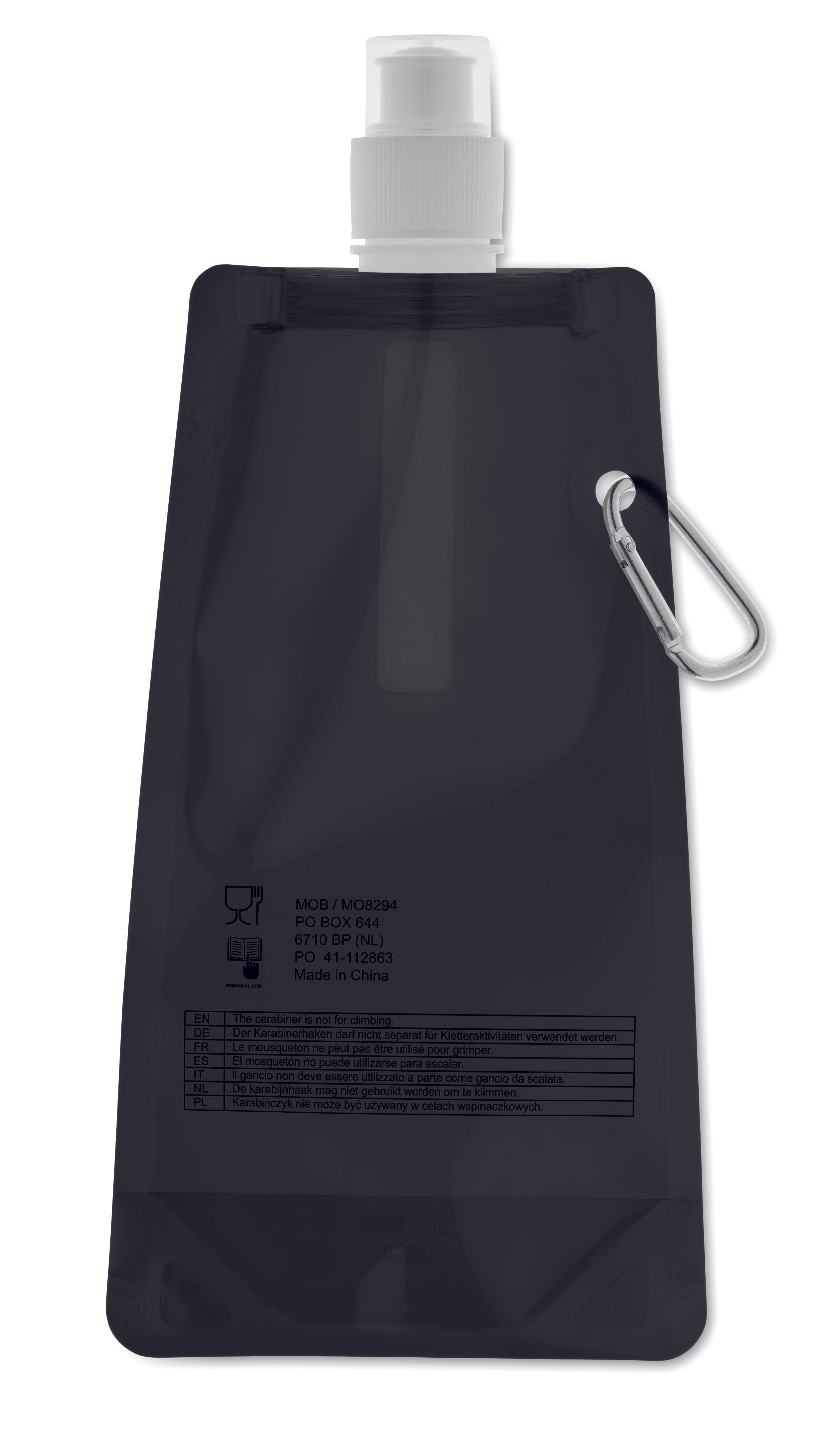 Sticlă de apă pliabilă