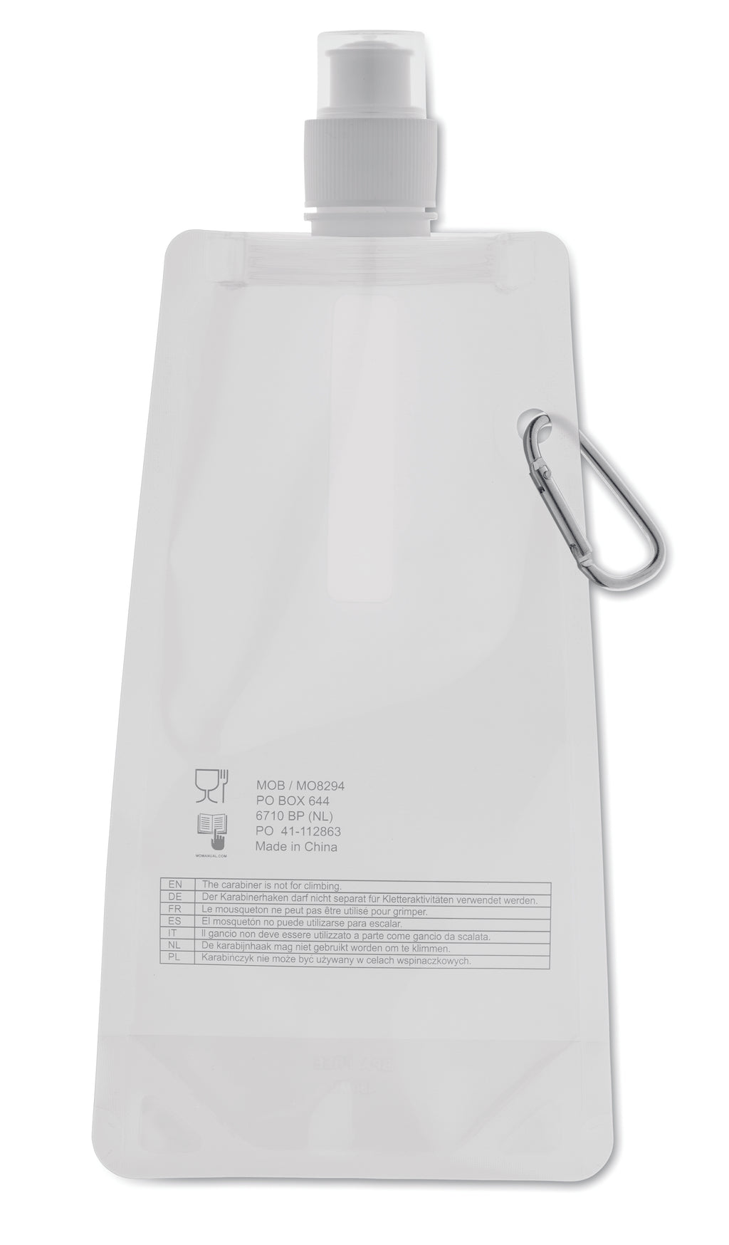 Sticlă de apă pliabilă