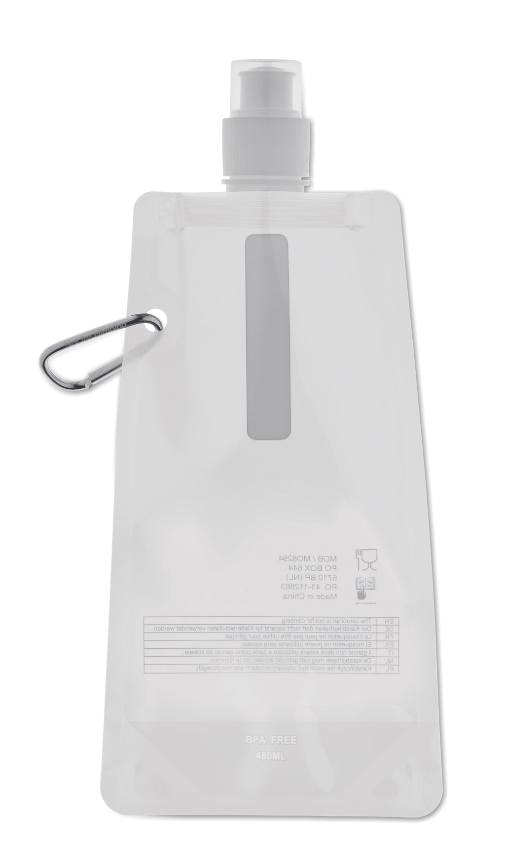 Sticlă de apă pliabilă