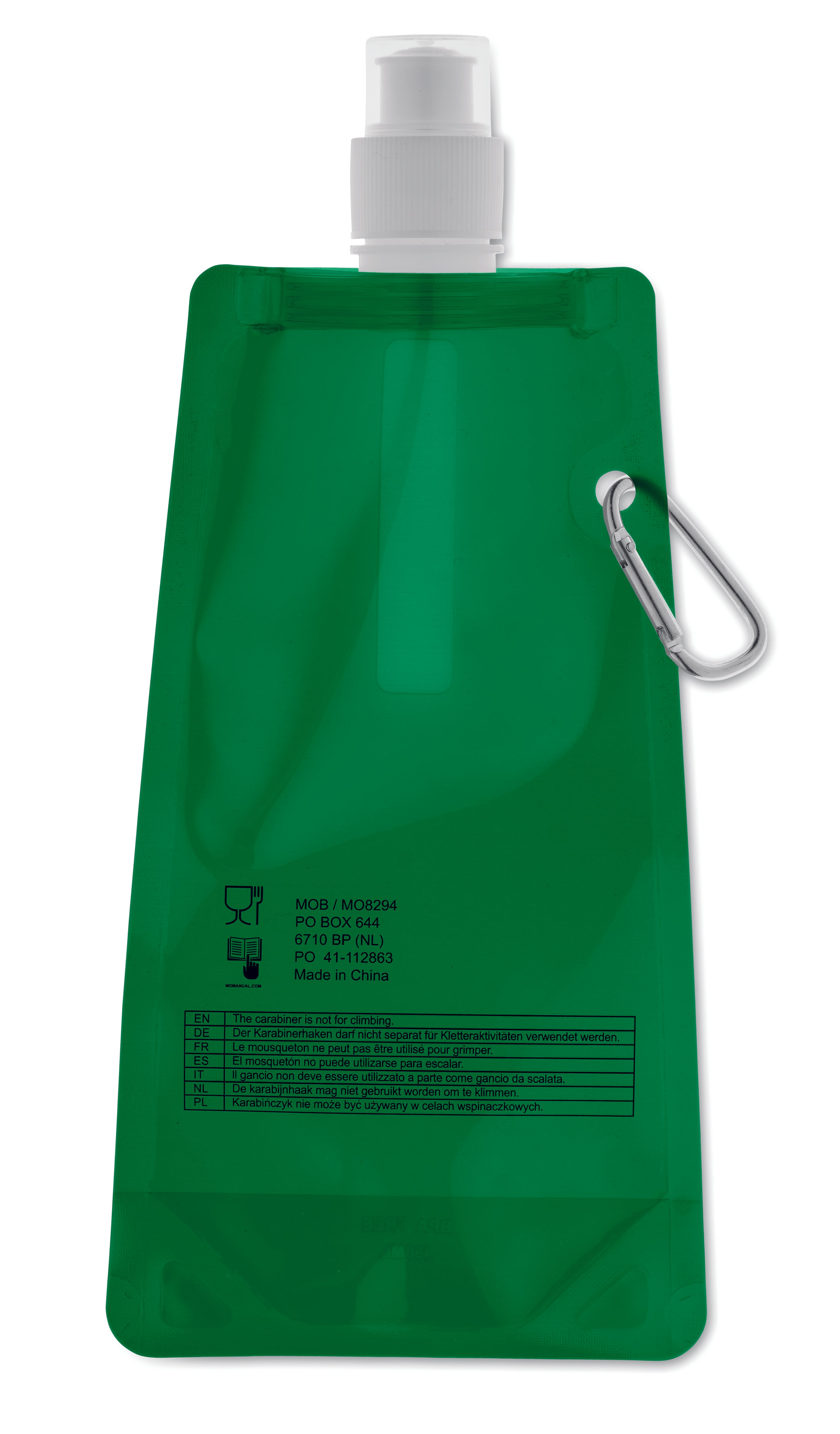 Sticlă de apă pliabilă