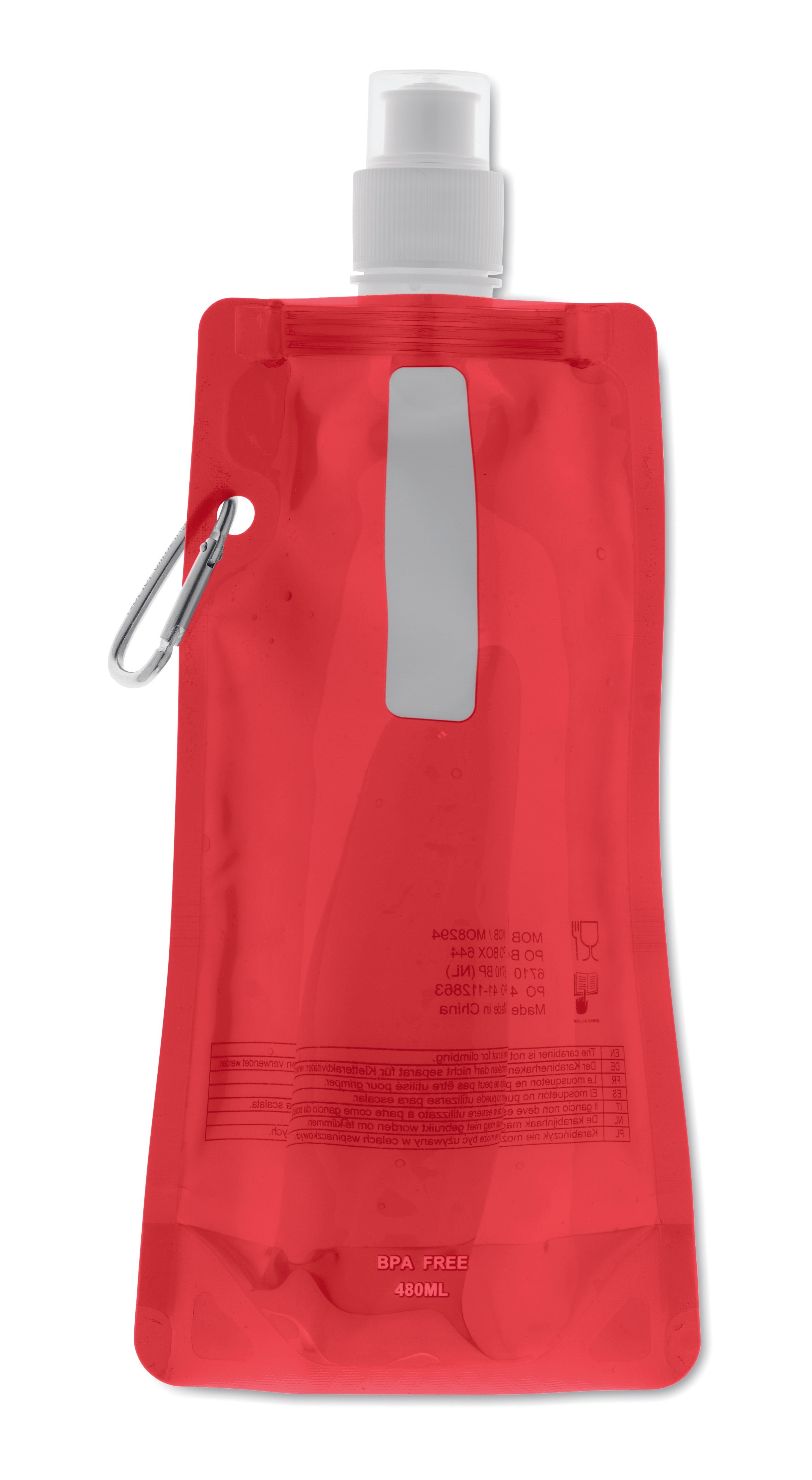 Sticlă de apă pliabilă