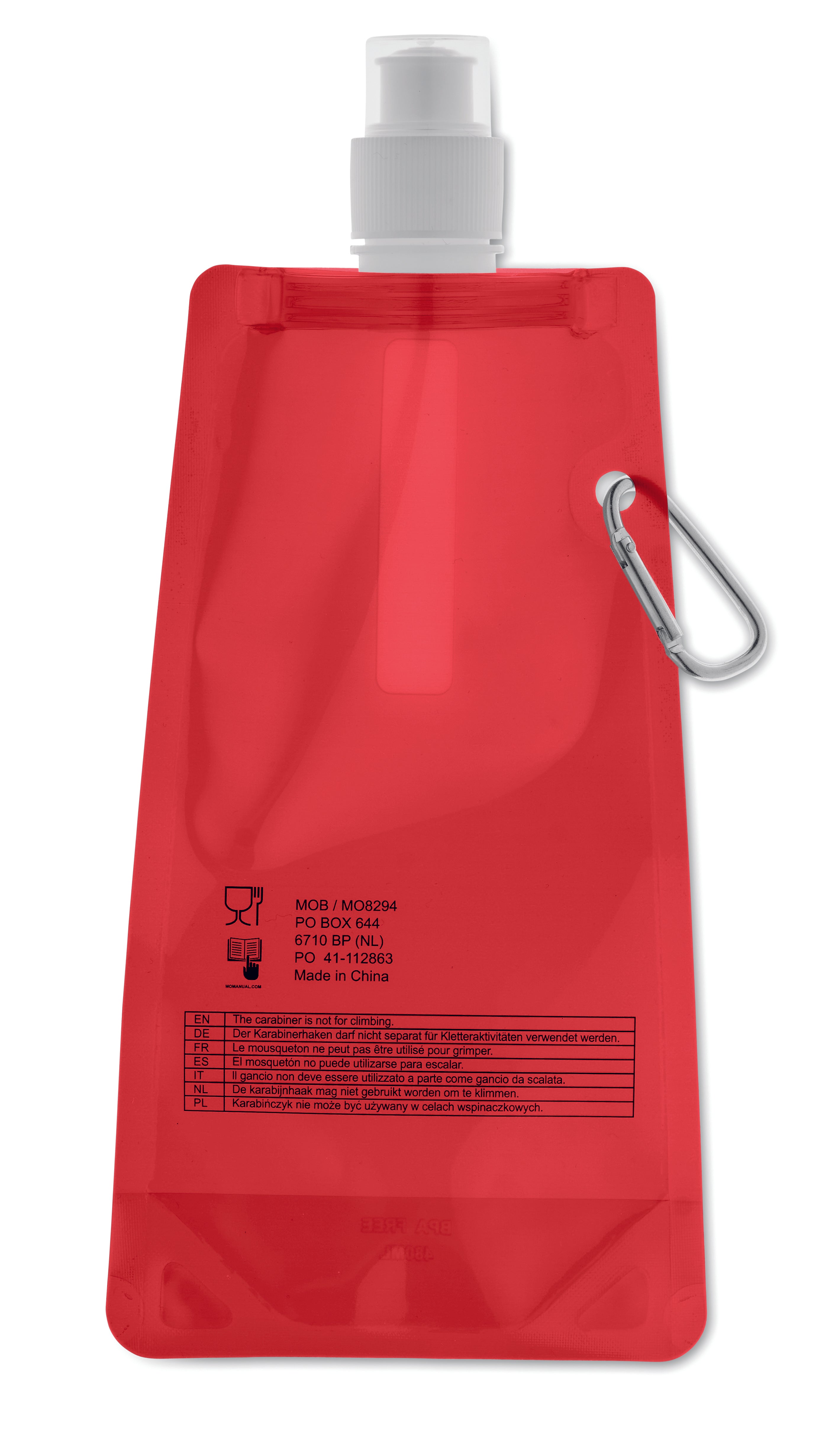 Sticlă de apă pliabilă