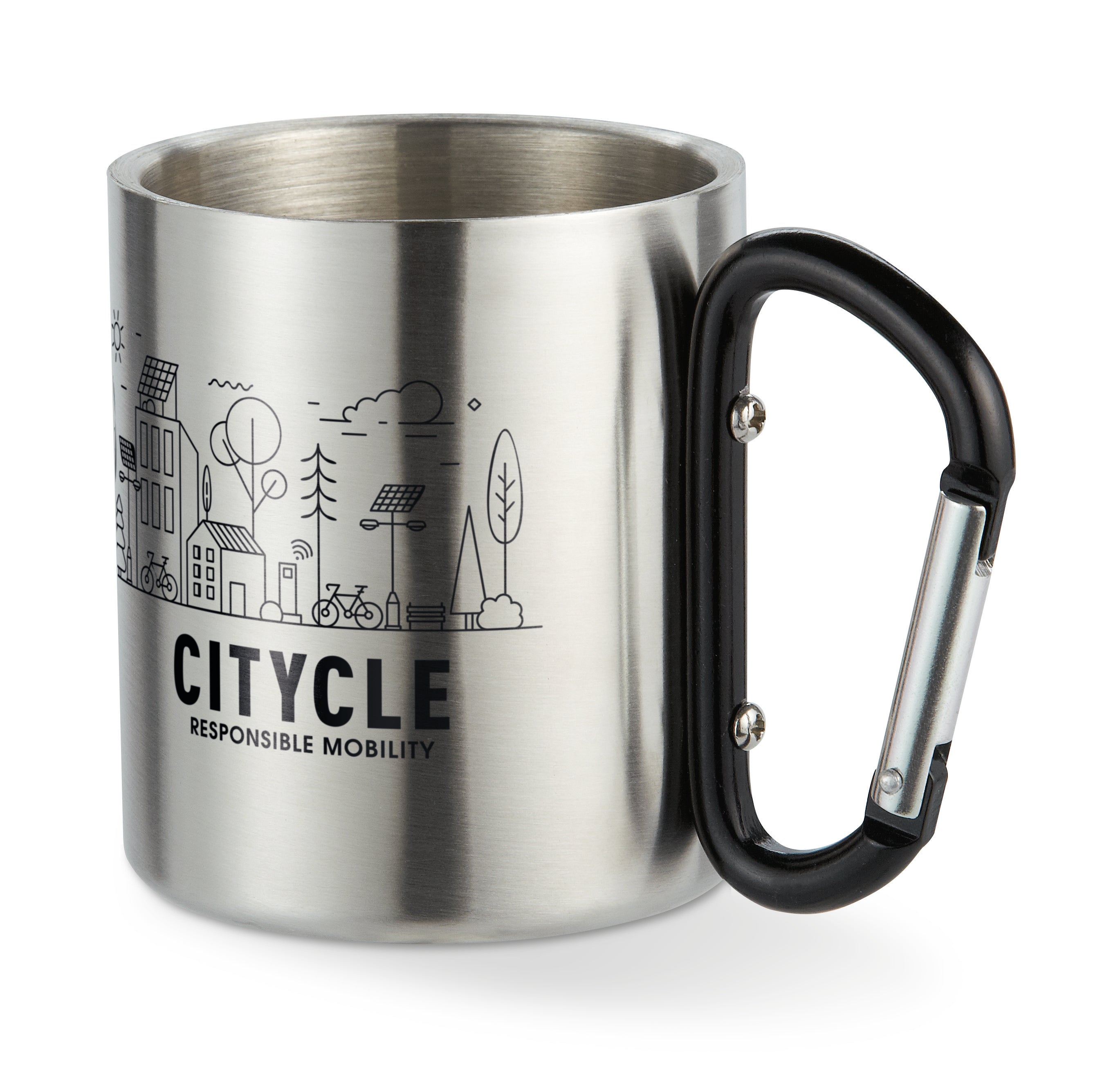 Cană perete dublu și carabină