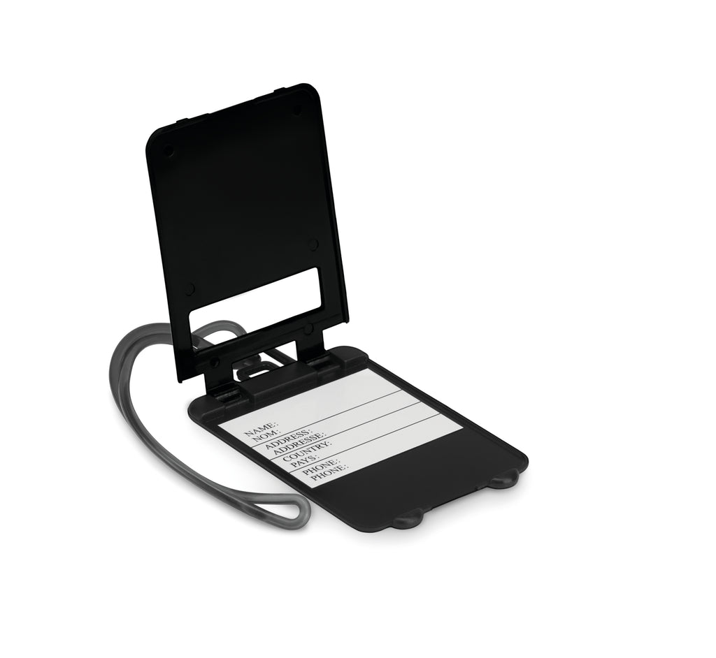 Etichetă bagaj din plastic