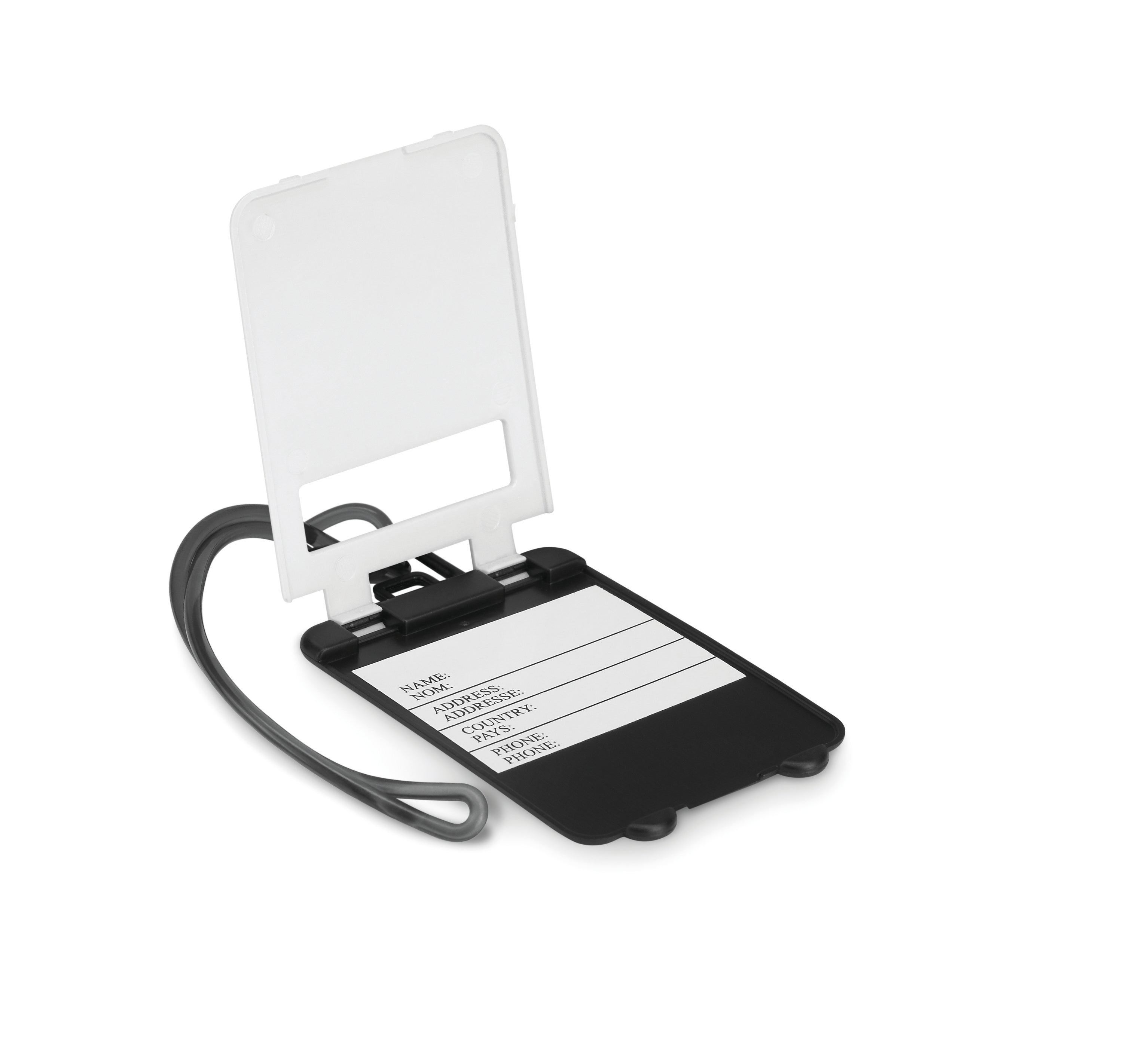 Etichetă bagaj din plastic